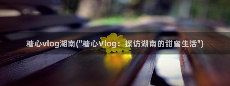糖心国产vlog