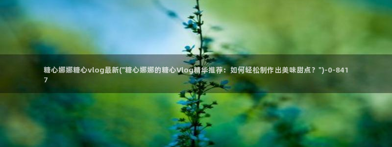 糖心vlog女友卡：糖心娜娜糖心vlog最新(\