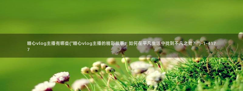 糖心vlog付费版：糖心vlog主播有哪些(\