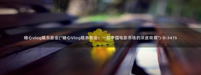 糖心出品vlog